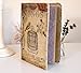Produktbild Chic Shabby Pretty Vintage Style Handmade Notebook Scrapbook for Photographs & Memories & Keepsakes - Songs & Birdcage Floral Canvas/Cotton Notebook Cover by Heaven Sends