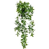 Nettenevime Yapay &Ccedil;i&ccedil;ek Saksıda Sarkan Fejka Yeşil Limon Yaprağı Yapay Sarmaşık 60cm