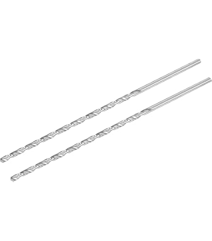 CoCud Mini Spiralbohrer Set, 1,8 Mm Durchmesser, 80 Mm Gesamtlänge, HSS, Titanbeschichtet, 5 Stück