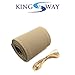 KINGSWAY PU Leatherite Stiched Steering Cover for Hyundai Eon (BEIGE) RS.349.00