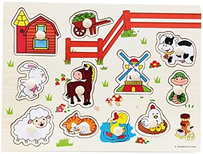 PANNIUZHE Wooden Farm Jigsaw Puzzle