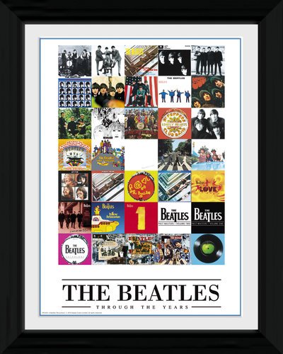 GB eye 16 x 12-inch The Beatles Through The Years Framed Photograph, Assorted