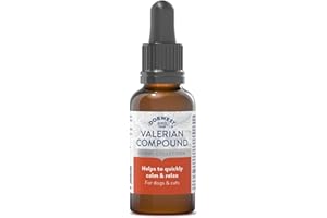 DORWEST HERBS Dorwest Valerian Compound for Dogs and Cats, 30ml, Quick acting Dog Calming Liquid Drops - Valerian for Dogs, Non-Drowsy