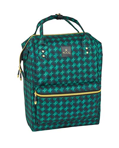 moos"Geometric" officielle à dos adolescent avec poignées pour portable jusqu'à 13 ", 270 x 190 x 400 mm