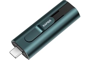 HIKSEMI USB C Externe SSD 256GB, Dual-USB Typ C + USB A Datenspeicher USB Stick, USB 3.2 Gen2 Schnittstelle bis zu 1000 MB/s USB SSD für Laptop, Tablet, Android, Mac, iPhone15/16