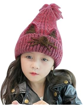 Baby Mütze Clode® Baby Kleinkind Kinder Junge Mädchen Katze gestrickte häkeln Beanie Winter warme Mütze