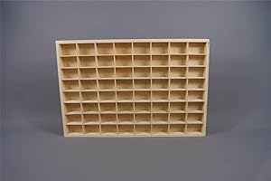 DECOCRAFT (PD14XL) Display Shelves Plain Wooden Display Unit Trinket Shelf Toy Storage