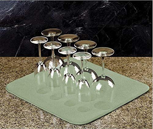 Preisvergleich Produktbild Outtybrave Silikon-Topfhalter, Geschirruntersetzer, wasserdicht, wärmeisolierend, Rutschfest, 22,9 x 30,5 cm grün grün