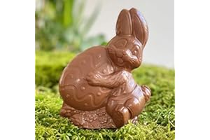 CHOCODIC MAÎTRE ARTISAN CHOCOLATIER DEPUIS 1995 Moulage chocolat de Paques LAPIN OEUF 80g - chocolat de Pâques - Fabrication artisanale en France - chocolat de paques lapin poule cloche poussin oeuf