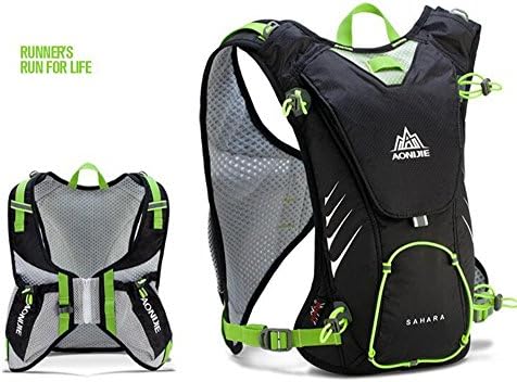 AONIJIE Hydration Pack Backpack Lightweight 8 Liter Volume Marathoner Running Race Hydration Vest Running Hiking Backpack with Hydration Pack