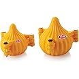 DS Modak Mould Set of 2 | Three Fold Plastic Modak Maker for Ganpati | Chocolate Modak Shaper Sacha Set | Combo of 2 Size Modak Mould