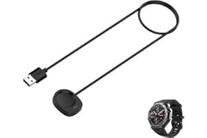 HOMTERN Magnetic Charger Compatible With Amazfit T-Rex 3/Balance,3.3ft USB Charging Cable Stand Dock Smartwatch Accessories