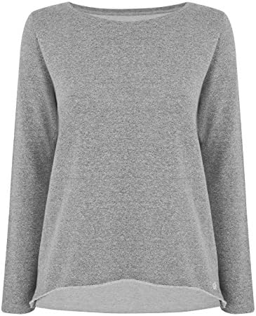 Manuka Life Women's Nirvana Sweat Tops, Light Grey Melange, Small