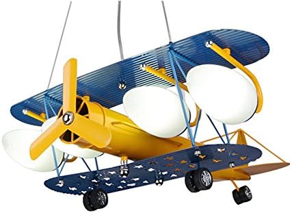 Children Pendant Light Creative Aircraft Pendant Lamp Children Bedroom Ceiling lamp Boy Room Cartoon Chandelier LED Personalized Lamps Lights