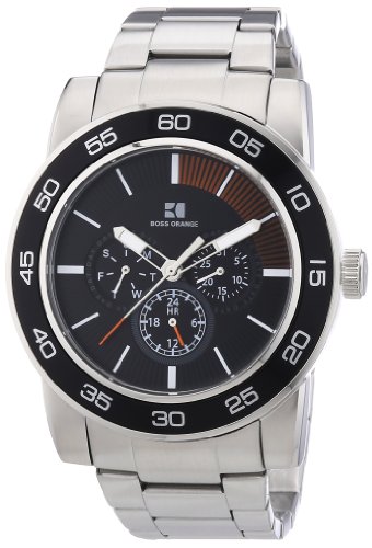 Boss Orange Herren-Armbanduhr XL Multifunktion Analog Quarz Edelstahl 1512861 Boss Orange Herren-Armbanduhr XL Multifunktion Analog Quarz Edelstahl 1512861