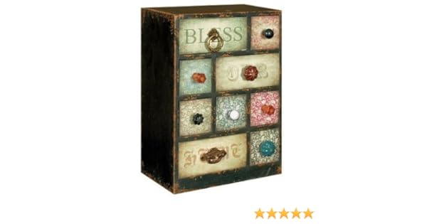 Gifts And Accessories With Our Blessings 9 Drawer Chest Amazon Co