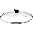 Tefal Glasdeckel 28 cm, Edelstahlfassung, Spülmaschinenfest, Dampfventil, Thermokunststoffgriff, 28097712