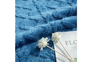 amo nenes Manta de Cama 150x200 Multifuncional, Manta matrimonial Invernal Suave y esponjosa, edredón Invernal, 2 Capas, Manta para sofá, Viajes, Gruesa y térmica, colchas, Azul Oscuro