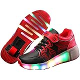 Chaussures Skate LED Clignotantes Srder - Roues Rétractables, 7 Couleurs - Pour Enfants Garçons/Filles