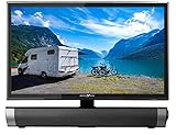 Komplett-Set für den perfekten Klang: Set aus 19 Zoll LED-Fernseher und passender Soundbar mit Montagehalterung. 2 x 24 Watt Stereo-Sound