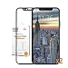 Produktbild iPhone X DisplaySchutzfolie [2 Stück / Doppelpack], Orzly Pro-Fit Panzerglas - Hartglas Displayschutzfolie aus Gehärtetem Glas für iPhone X / iPhone 10 [Vollbildschirm Abdeckung] – Transparent (Rahmen SCHWARZ)