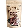 PORK LIFE BALANCE Delicious Masala Madness Pork Bites (100gms) - Ready To Eat, Keto-friendly, Pure Dry Cured Pork Sausages, No Trans fat, Shelf-stable, Gluten & Soy-Free - (Pack of 1)