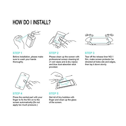 E-Hamii  2-Pack  Elephone S7 Protector de Pantalla  0 26mm HD Anti-Scratch y Anti-huella digital Proteger la pel  cula  9H Vidrio templado Cubierta protectora  Mejor protecci  n