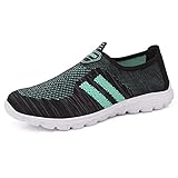 【Komfortable Erfahrung】 Die Kombination aus leichter Gummisohle und fliegendem gewebtem Obermaterial reduziert das Gewicht der Schuhe und gibt Ihnen ein leichtes neues Erlebnis.