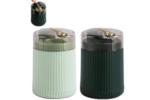 LUCKKY 2PCS Pop-up Automatic Toothpick Dispenser,Toothpick Holder Dispenser,Creative Push-Type Toothpick Storage Box Toothpick Canister,Toothpick Holder For Kitchen Restaurant And Home(NO Toothpick)