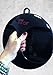Hair Furniture, Magic Black, Round, Hig Quality, Hangable, Black, Salon, Stylist Hand Mirror