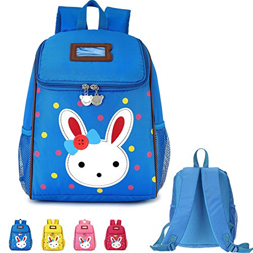qiaotong Sac à dos pour enfants Petit lapin rose