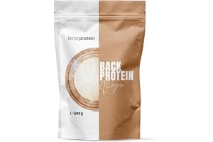 Backprotein - vegant proteinpulver för att baka lågkolhydratbröd, kakor, kex, muffins eller brownies - 500g Neutral - Protein
