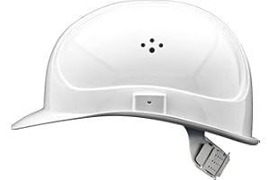 GUARD 5 Elmetto Casco di sicurezza - regolabile casco da costruzione casco da lavoro Casco dell'operaio di costruzione Elmetto da lavoro Casco protettivo - EN 397 (whitely)