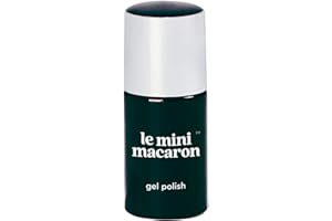 Le Mini Macaron • Vernis à Ongles UV 3 en 1 • Nail Gel Semi-Permanent • Séchage LED • Wintergreen Couleur Vert Foncé • 8,5ml