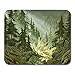 Produktbild Gaming Mauspad Western Cascade Mountain Stream Brook Canyon Creek Fir Forest Landscape 11.8"x 9.8" Decor Office Nonslip Rubber Backing Mousepad Mouse Mat