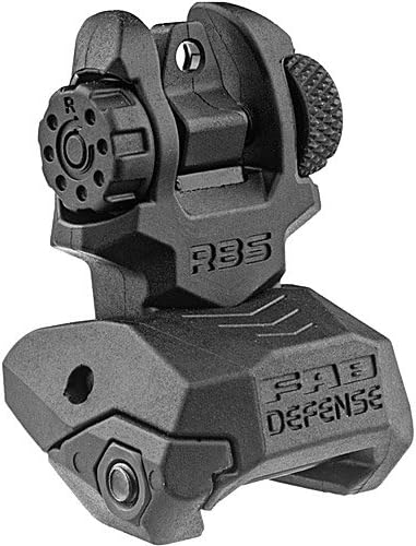 RBS Rear polymer Back-up sight by Fab Defense (Black)