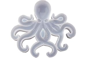 JORZER Grandi stampi di polpo 3d stampo animale marino stampo realistico polpo stampo realistico stampi in resina in silicone per colata epossidica fai da te art art artigianato artigianale strumenti