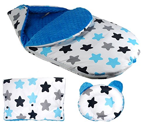 Baby Toddler Stroller cossytoes Buggy Liner padded pram FOOTMUFF/HANDWARMER/PRAM PILLOW (3 pcs set XL size, 5)