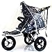 Universal Baby Trend Jogging Buggy Raincover Professional Heavy Duty Rain Cover