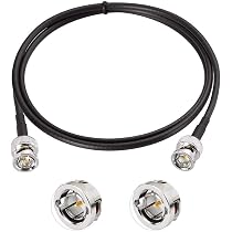 Câble SDI BNC Bingfu 3m - Belden 1855A 75 Ohms - Pour Caméra 4K/HD - Compatible Blackmagic, Sony, Canon