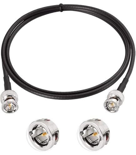 Câble SDI Bingfu BNC Mâle-mâle 1m - Support 4K, 3G-SDI, Compatible Belden 1694A