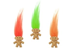 The Home Fusion Company 6 X pour Enfants Rétro Lucky Les Trolls Jouet Crayon Dessus Cadeaux de Fête à Emporter