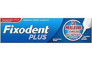 Fixodent Plus - Pasta Adesiva, Residuo Anti-Cibo - 40 ml