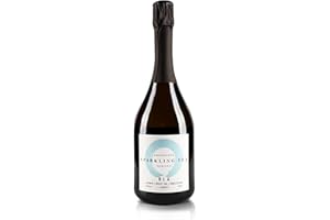 WISE BARTENDER Copenhagen Sparkling Tea BLÅ 1 Bottle X 750ml Champagne, Gluten Free, Organic, Sparkling Wine, Tea, Vegan (Pack of 1)