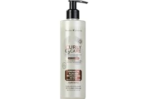 Thader TH Pharma Curly Care Crema de fijación revitalizadora de rizos sin aclarado Custard ideal para cabellos rizados y ondulados, 300 ml