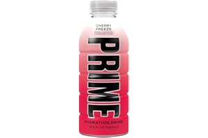 MARVEL SUPPS PRIME Hydration Sports Drink by Logan Paul & KSI - Cherry Freeze - 500ml Bottle