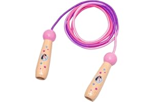 ‎MOSES moses. Horse Skipping Rope, Adjustable Length Jump Rope (220 cm) with Wooden Handles and Cute Horse Motifs, Great Gift for Horse Fans, Outdoor Toy for Children from 6 Years