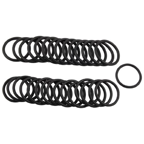 50 Stück schwarz Nitrilkautschuk O Ring Oil Abdichtung Dichtungen 33 mm x 3 mm
