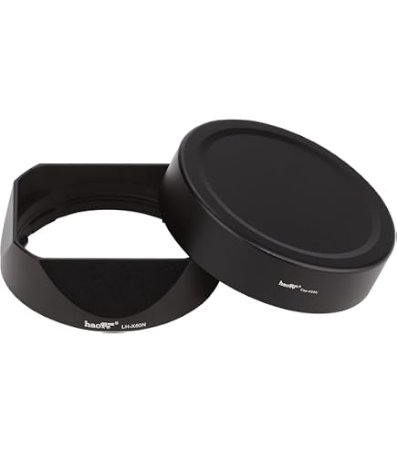 Haoge LH-X33 Quadratische Gegenlichtblende Aus Metall – Für Fujifilm XF 16-50mm, XF 33mm F/1.4 & XF 23mm F/1.4 R LM WR – Streulicht-Schutz & Kratzer-Schutz