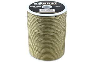 REFINEU Tactical Army Military Nylon Paracord Rope Bivie Reel Para Cord 100M New